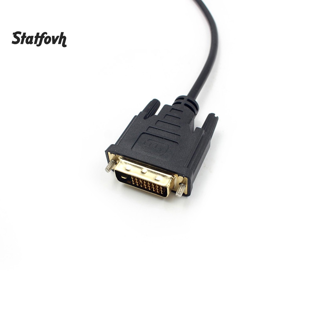 ●ST 6FT 1.8M Displayport DP Male to DVI Cable Adapter 24+1 Pins Core Cable HD 1080P