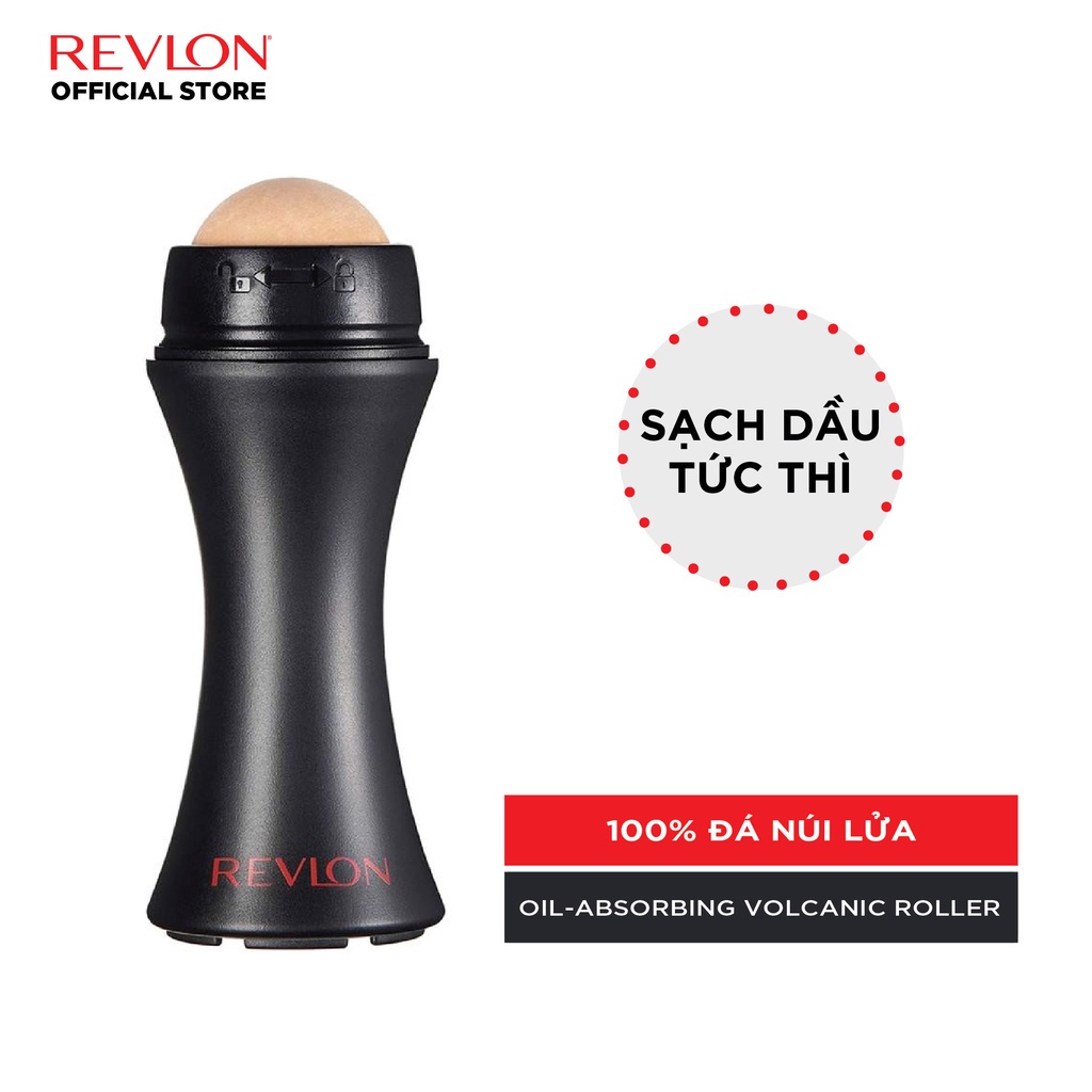 Thanh Lăn Núi Lửa Hấp Thụ Dầu Và Thanh Lăn Thạch Anh Hồng Phục Hồi Da Revlon Roller