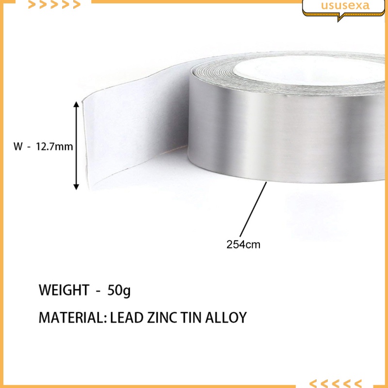 Băng Keo Chì Dán Tự Dính Mật Độ Cao / Đánh Golf / Câu Cá / Tennis Mềm Mại Và Dễ Cắt