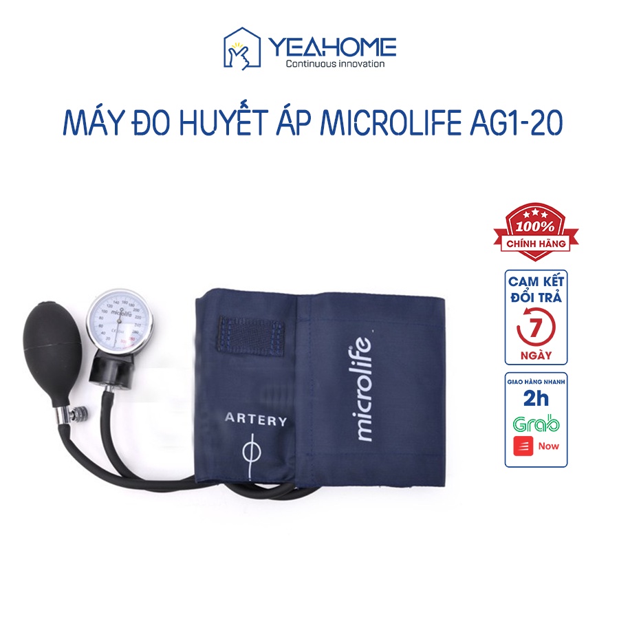 Máy đo huyết áp cơ Microlife AG1-20, Bảo hành 24 tháng, Hàng chính hãng