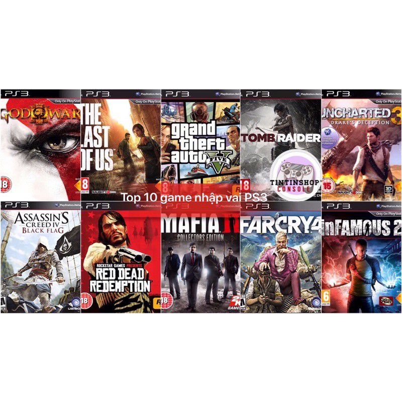 PS3 slim cóp full-games + tay cầm mới + pk  đầy đủ cho ae!