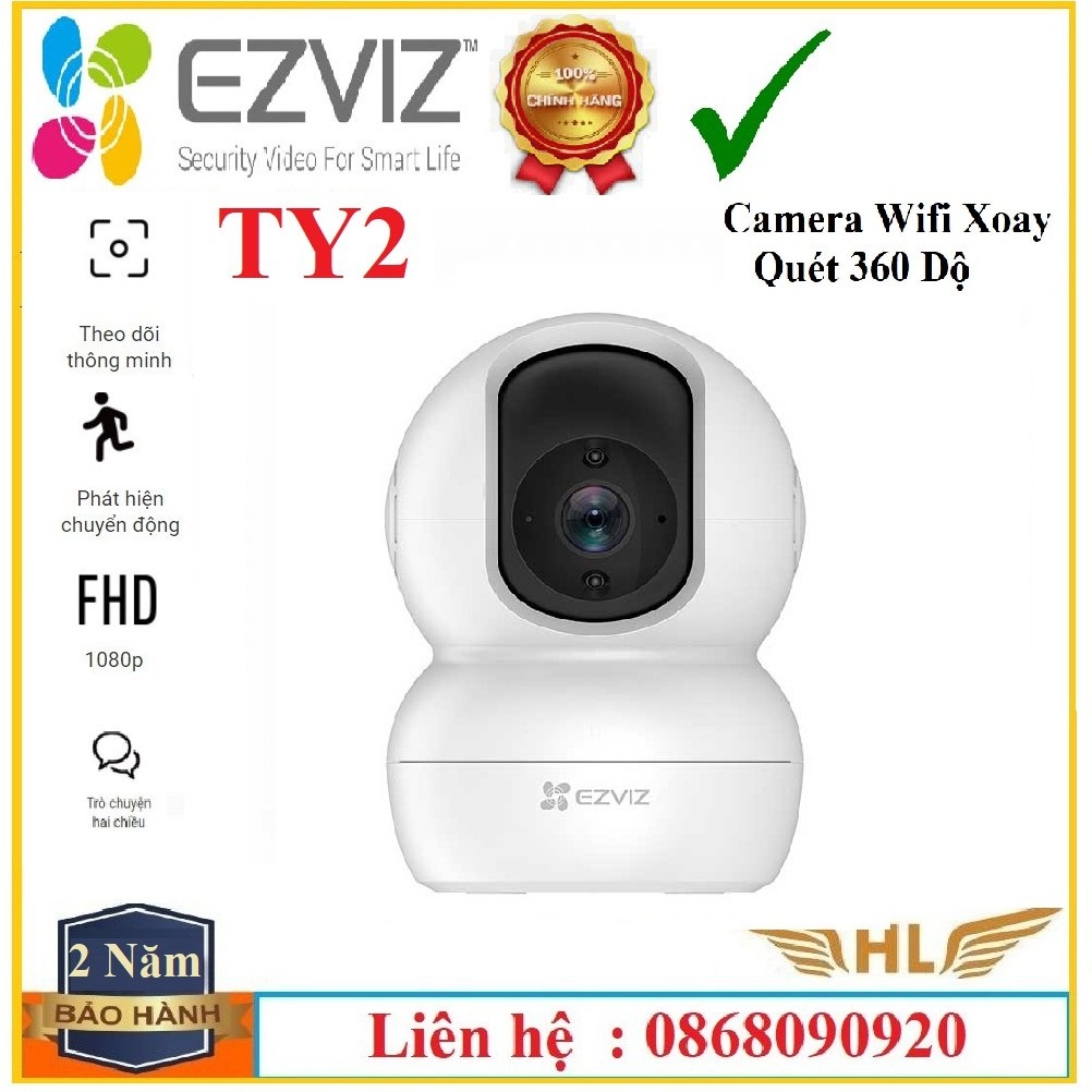 Camera Wifi Ezviz C6W Siêu Nét 4Mp 1440p 2K , EZVIZ C6N ,Ezviz TY2, Ezviz C6 2K+,Ezivz T30-10A-EU- Hàng Chính Hãng