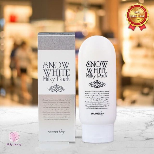 Kem Tắm Trắng Mặt Và Toàn Thân Snow white Milky Pack [CAM KẾT CHÍNH HÃNG]