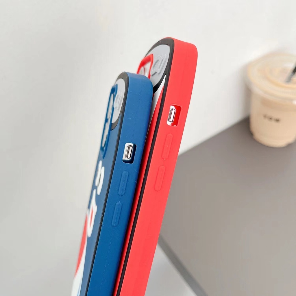 Hoạt Hình Ốp Điện Thoại Silicon Mềm Chống Sốc In Hình Lon Pepsi Cola Cho iPhone 13 12 11 Pro Max XR XS Max X 7 8 6 6s Plus