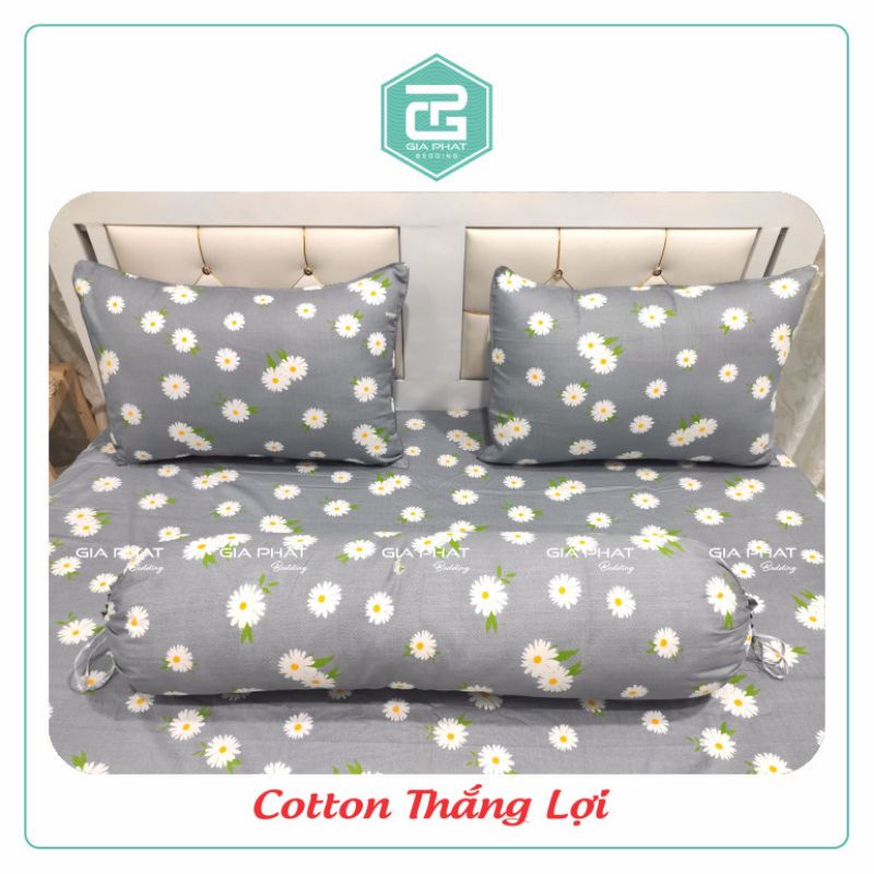 Vỏ gối nằm và ôm cotton Thắng lợi (set 3món , inbox chọn mẫu) | BigBuy360 - bigbuy360.vn