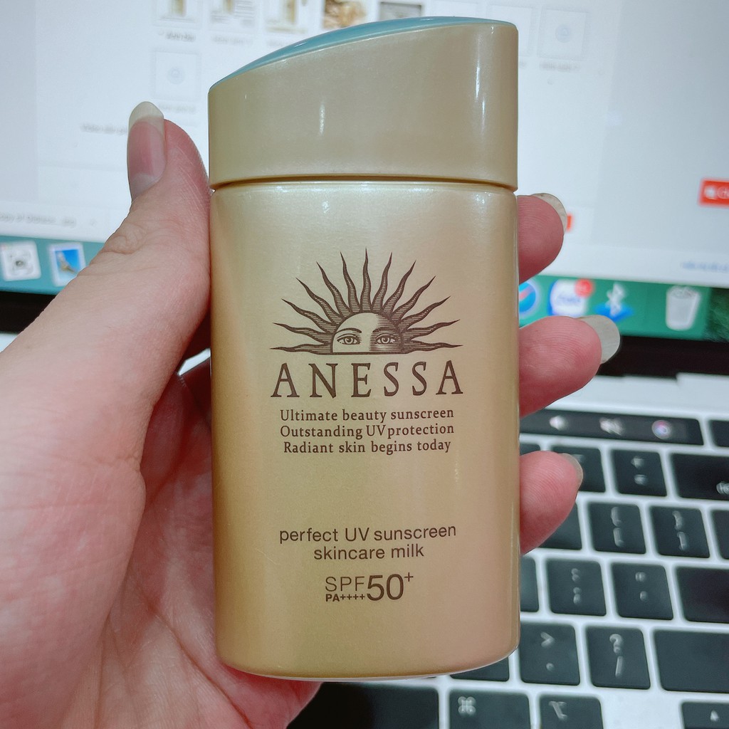 Sữa Chống Nắng Dưỡng Da Bảo Vệ Hoàn Hảo Anessa SPF50+/PA++++ 60ml Perfect UV Sunscreen Skincare Milk