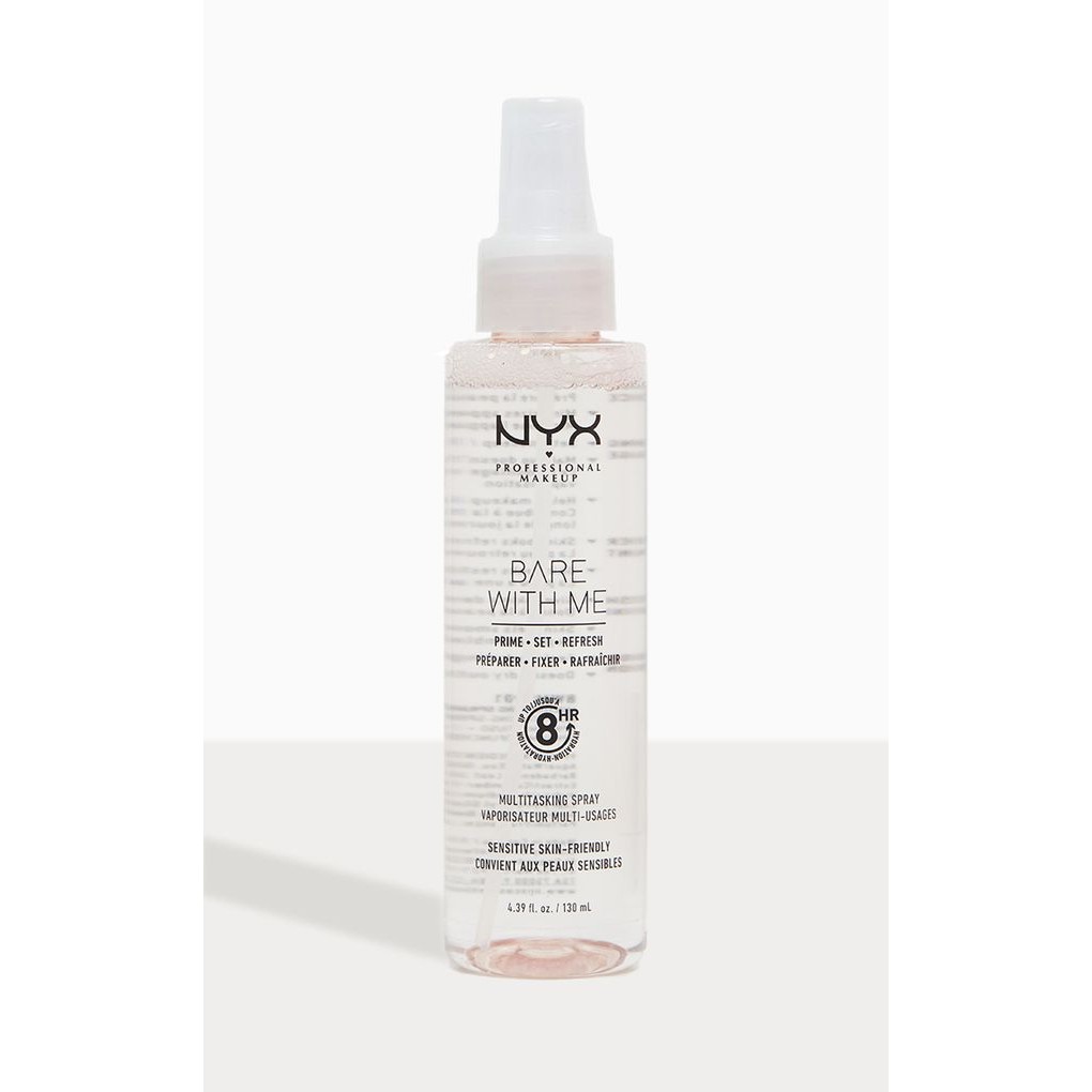 XỊT KHÓA GIỮ LỚP MAKE UP NYX BARE WITH ME PRIME SET REFRESH MULTITASKING SPRAY 130ML CHÍNH HÃNG - 7264 | BigBuy360 - bigbuy360.vn