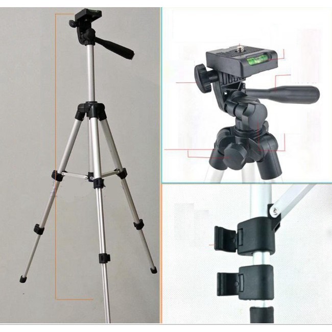 Giá Đỡ 3 Chân Chụp Hình Tripod 3110 Tặng Kèm Remote