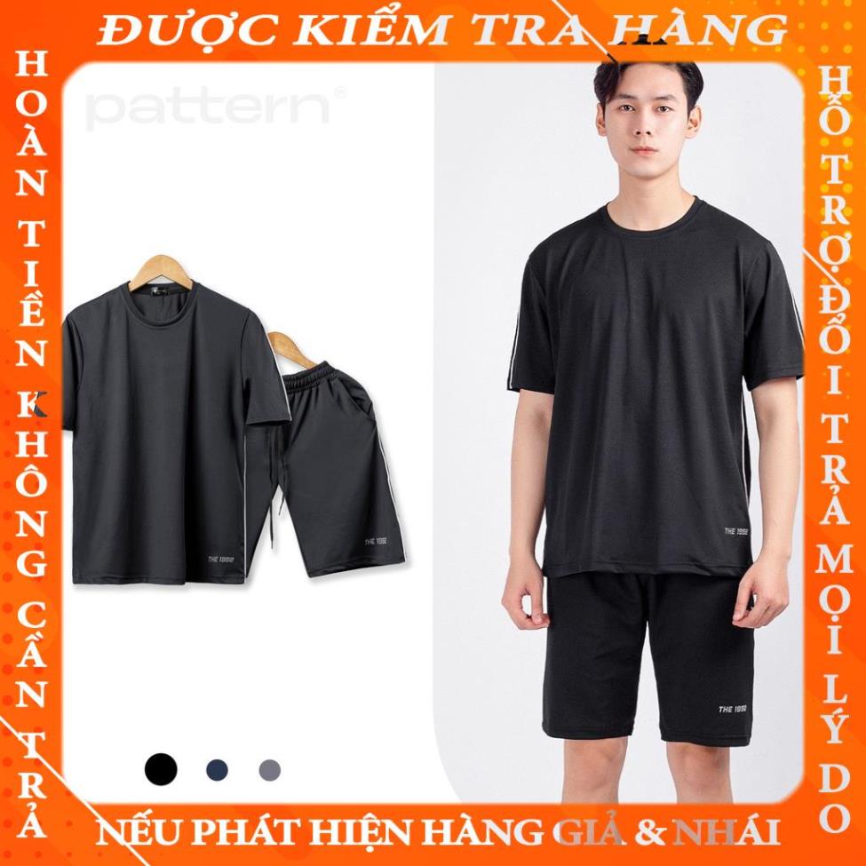 Bộ đồ thể thao nam THE 1992 Bộ quần áo nam cao cấp kẻ sọc ehana