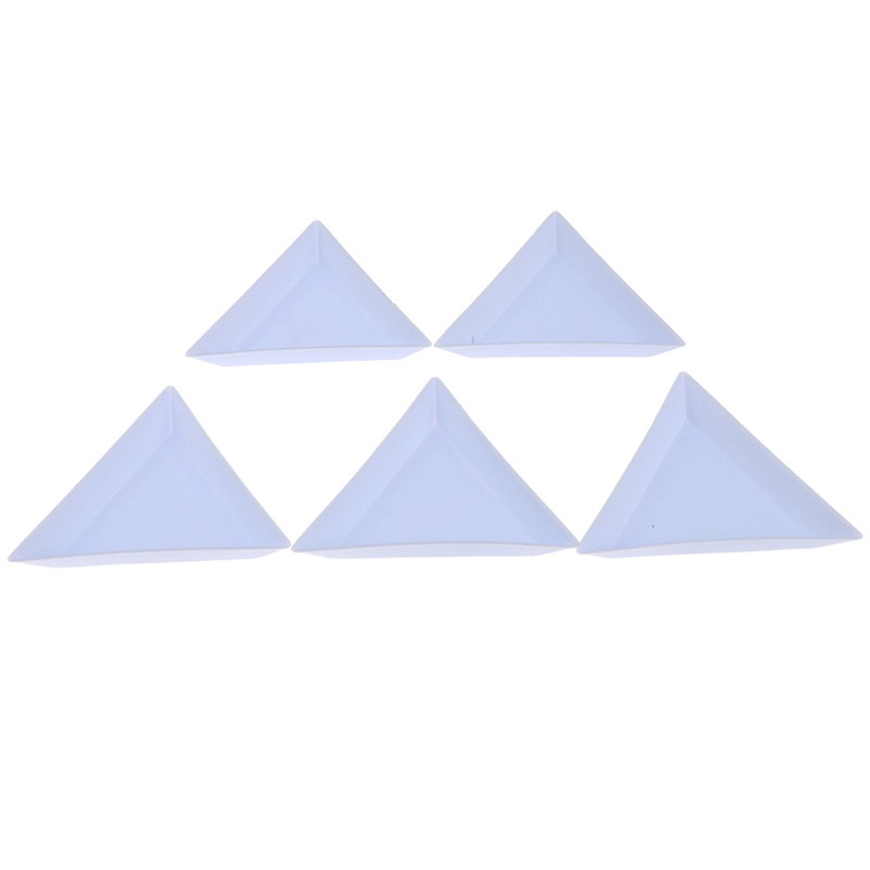 Bộ 5 chi tiết hình tam giác trang trí móng tay làm nail DIY độc đáo