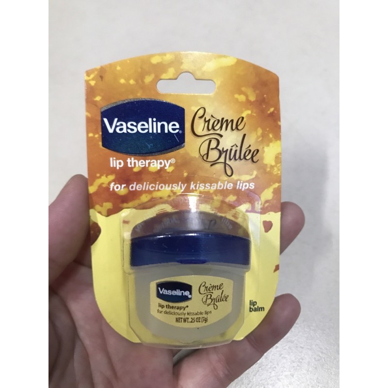 Son dưỡng môi vaseline hương ca cao - original - vani - rosy lips 7g usa