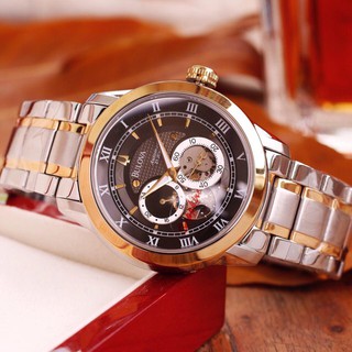 Đồng Hồ Cơ Nam Bulova Cao Cấp Automatic BUOH04TR Máy Cơ Tự Động Chống Xước Chống Nước