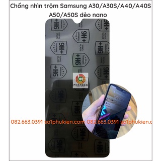 Dán cường lực chống nhìn trộm Samsung A30 / A30S / A40 / A40S / A50 / A50S Dẻo nano