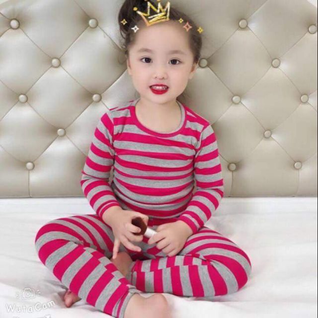 Combo 3 bộ kẻ coton len