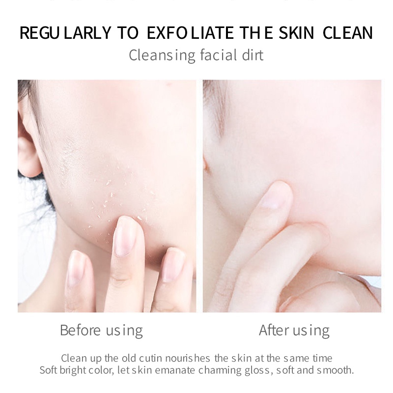 Gel tẩy tế bào chết Làm sạch da Dưỡng ẩm làm trắng da Chăm sóc an toàn Thành phần tự nhiên250ml SNEFE