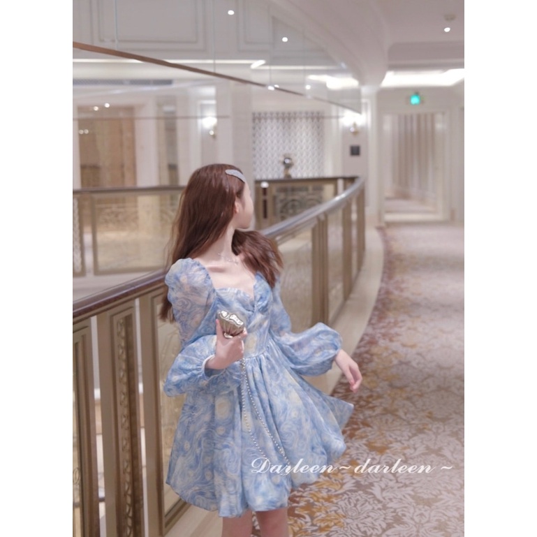 Vải tơ ovanza thêu hoa nhí