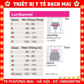 Đai Lưng Hỗ Trợ Cột Sống Lumbamed Basic