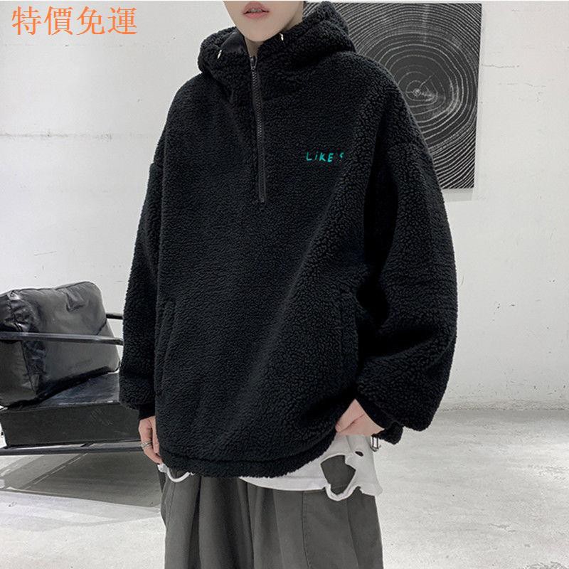 Áo Hoodie Vải Cashmere Dáng Rộng Kiểu Hàn Quốc Thời Trang Thu Đông