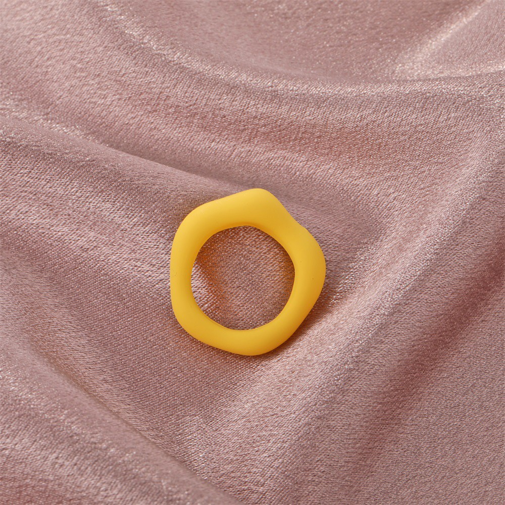 Nhẫn Nhựa Resin Acrylic Nhiều Màu Sắc Phong Cách Hàn Quốc Sáng Tạo Cho Nữ