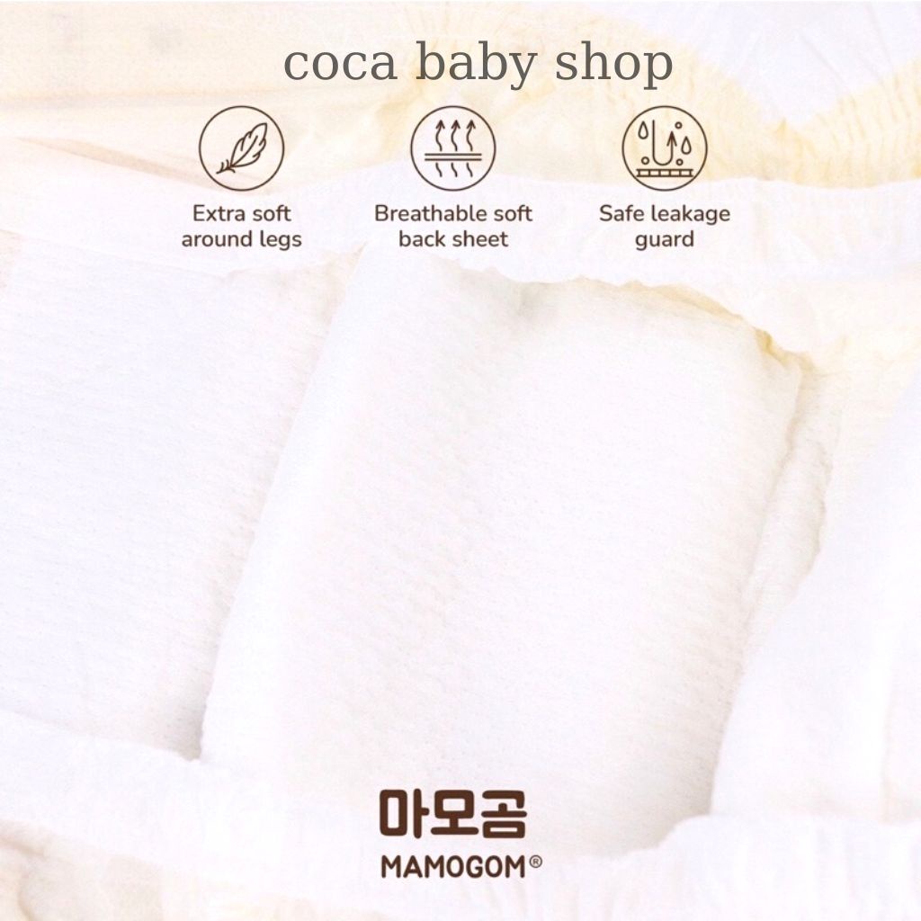 COMBO 1 Thùng Tã/ Bỉm MAMOGOM hữu cơ cao cấp đủ size tặng kèm quà của Mamogom