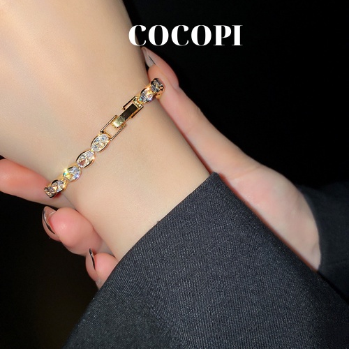 Lắc tay Vòng tay đính đá cao cấp phong cách sang trọng Cocopi.accessories - LT012