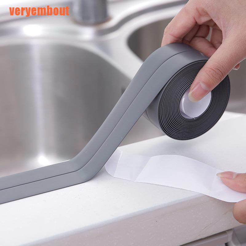 Cuộn Băng Keo Pvc Dán Viền Góc Tường Nhà Bếp Tiện Dụng
