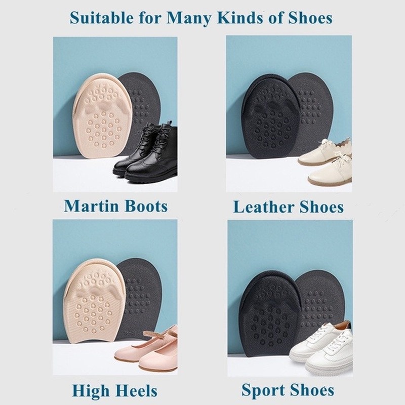 Set 2 miếng đệm xốp mềm lót giày chống trượt thoáng khí