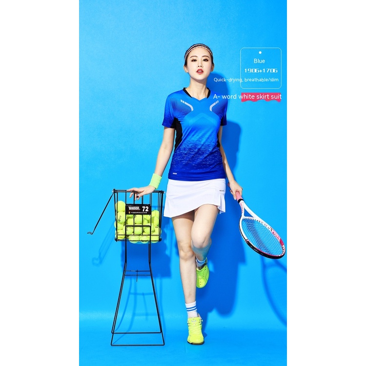 Chân Váy Ngắn Dáng Chữ A Chất Liệu Nhanh Khô Chống Chói Khi Chơi Tennis / Cầu Lông Cho Nữ