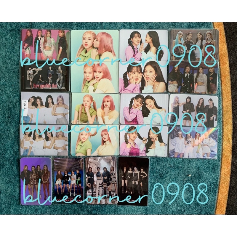 (sẵn,cực rẻ) photocard ảnh chính hãng BLACKPINK LISA JENNIE JISOO ROSÉ