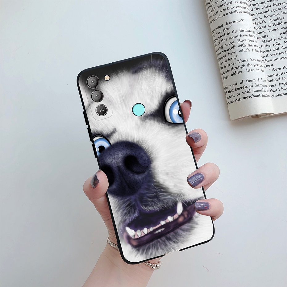 Ốp Điện Thoại Silicone TPU Mềm Dạng Nhám Họa Tiết Đáng Yêu Cho Tecno Pop 5 LTE BD4