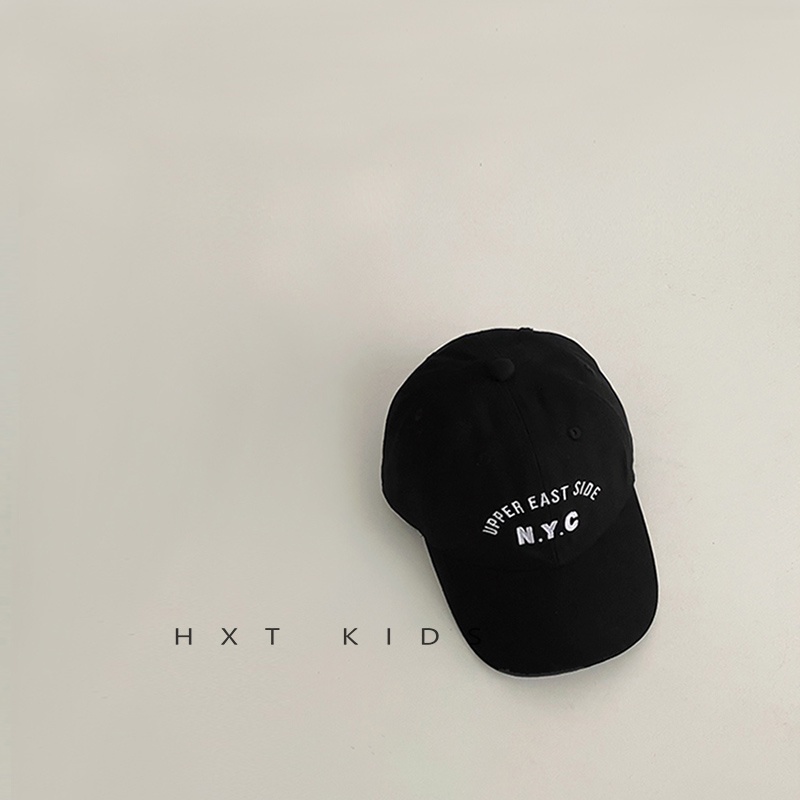 Mũ lưỡi trai thêu chữ thời trang mùa xuân thu năm 2022 dành cho trẻ nhỏ