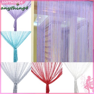 Rèm Cửa Sổ/Cửa Ra Vào Màu Bạc Lấp Lánh 1*2m