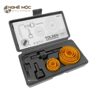 Bộ Mũi Khoét Gỗ, thạch cao TOLSEN 75865 75866 75867 Nghề Mộc