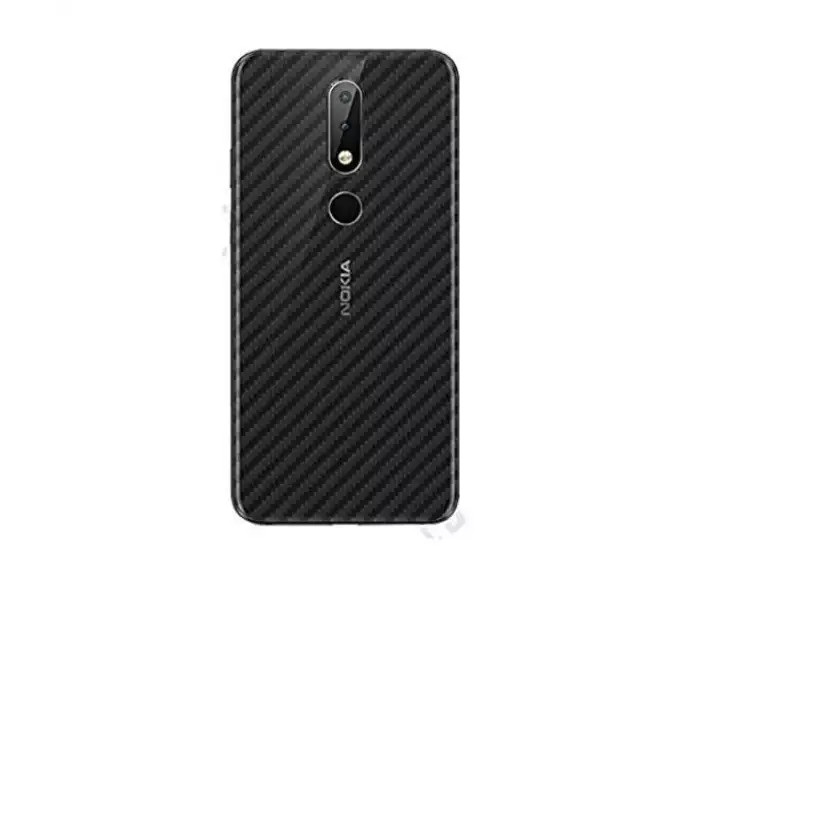 Bộ 3 tấm dán lưng mặt sau vân carbon 3D chống xước cho điện thoại Nokia 2.3, 3.2, 7.2, 8.1, X5, X6, X7