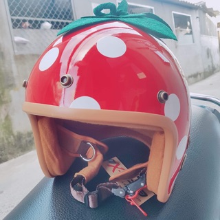 Nón bảo hiểm 3/4 trái dâu