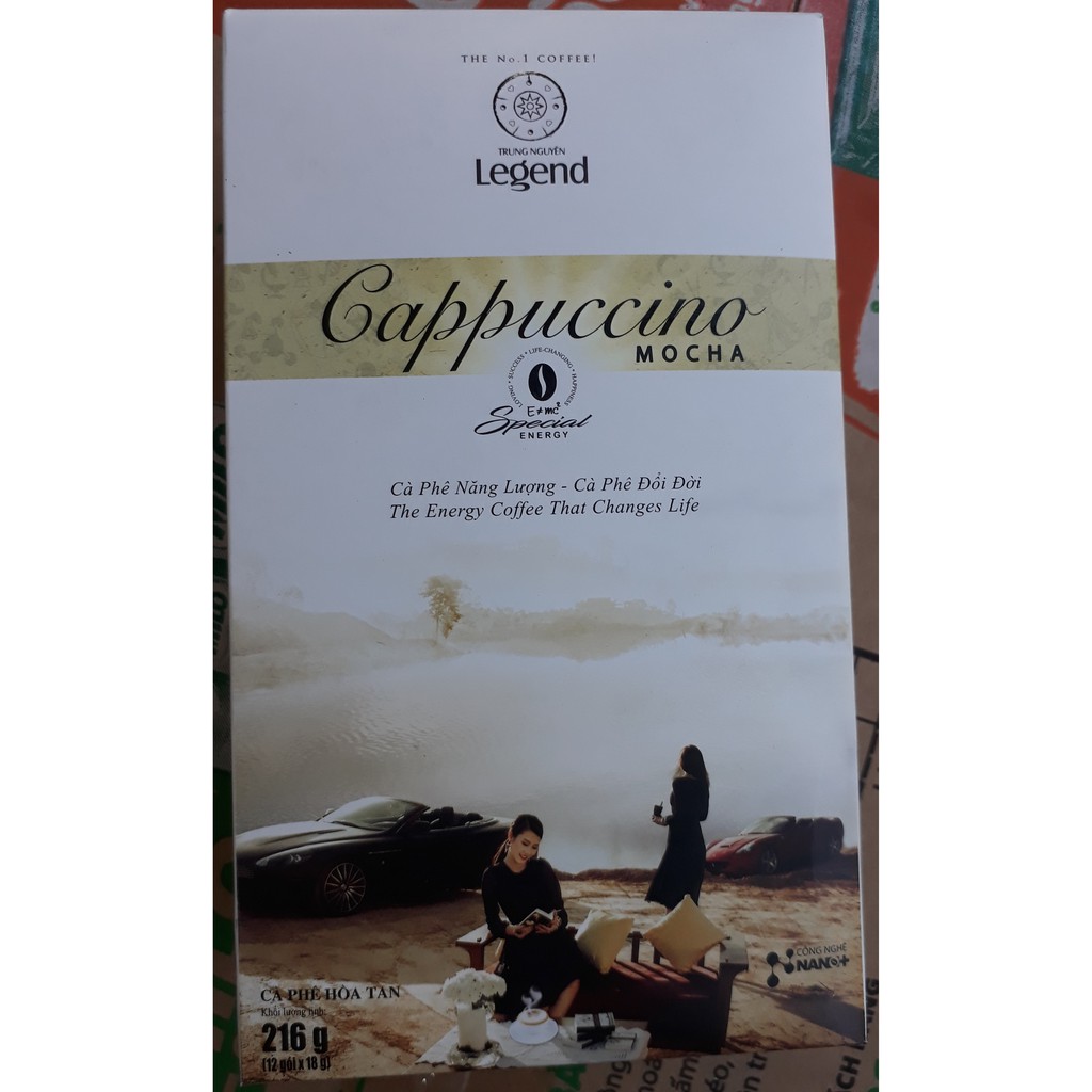 Cà phê Trung Nguyên Legend Cappuccino Mocha 12 gói 18gr | BigBuy360 - bigbuy360.vn