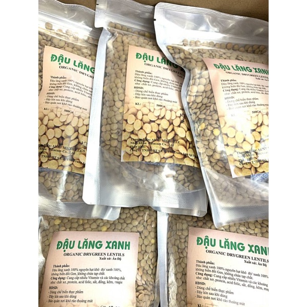 Đậu lăng xanh/đỏ nguyên hạt