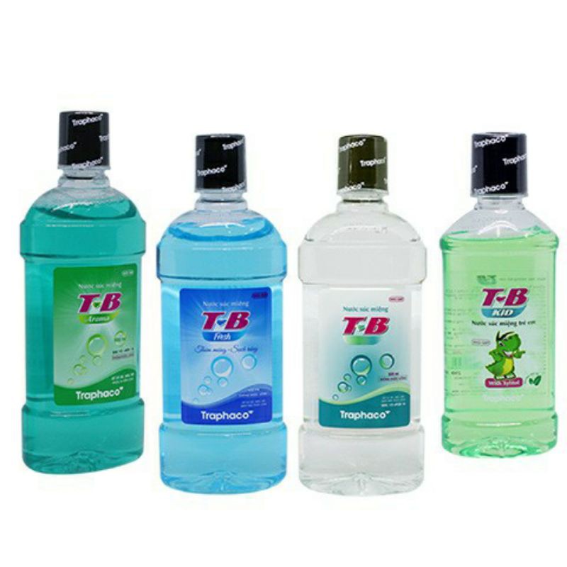 Nước súc miệng T- B Traphaco ⚡ SẢN PHẨM CHÍNH HÃNG  ⚡ Làm sạch răng, miệng, họng cực hiệu quả