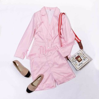 Set vest hồng