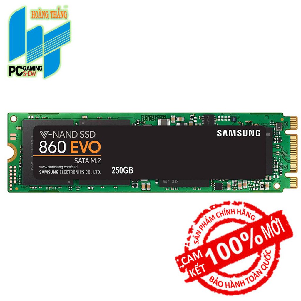 [Mã 99ELSALE hoàn 7% đơn 300K] Ổ cứng SSD Samsung 860 EVO 250GB M.2 Sata