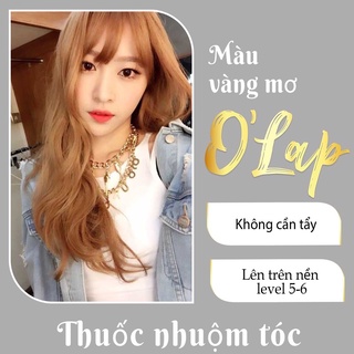 Thuốc nhuộm tóc vàng mơ không cần tẩy tại nhà giá rẻ chính hãng OLAP OL35