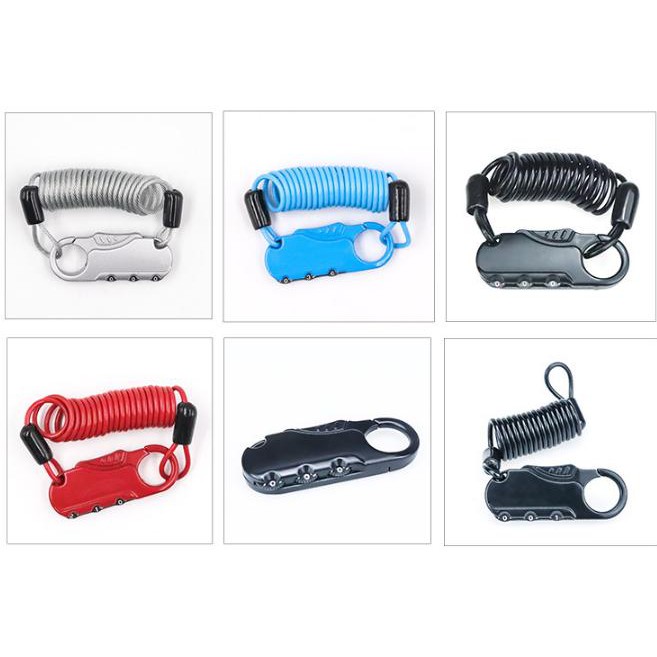 Khóa mũ bảo hiểm Zentorack - Khóa số chống trộm mũ bảo hiểm Zentorack