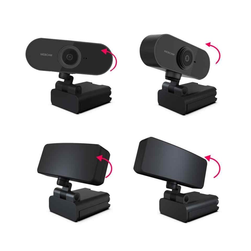 Webcam 1080P tích hợp Mic dành cho PC/ máy tính học để học online, chát...