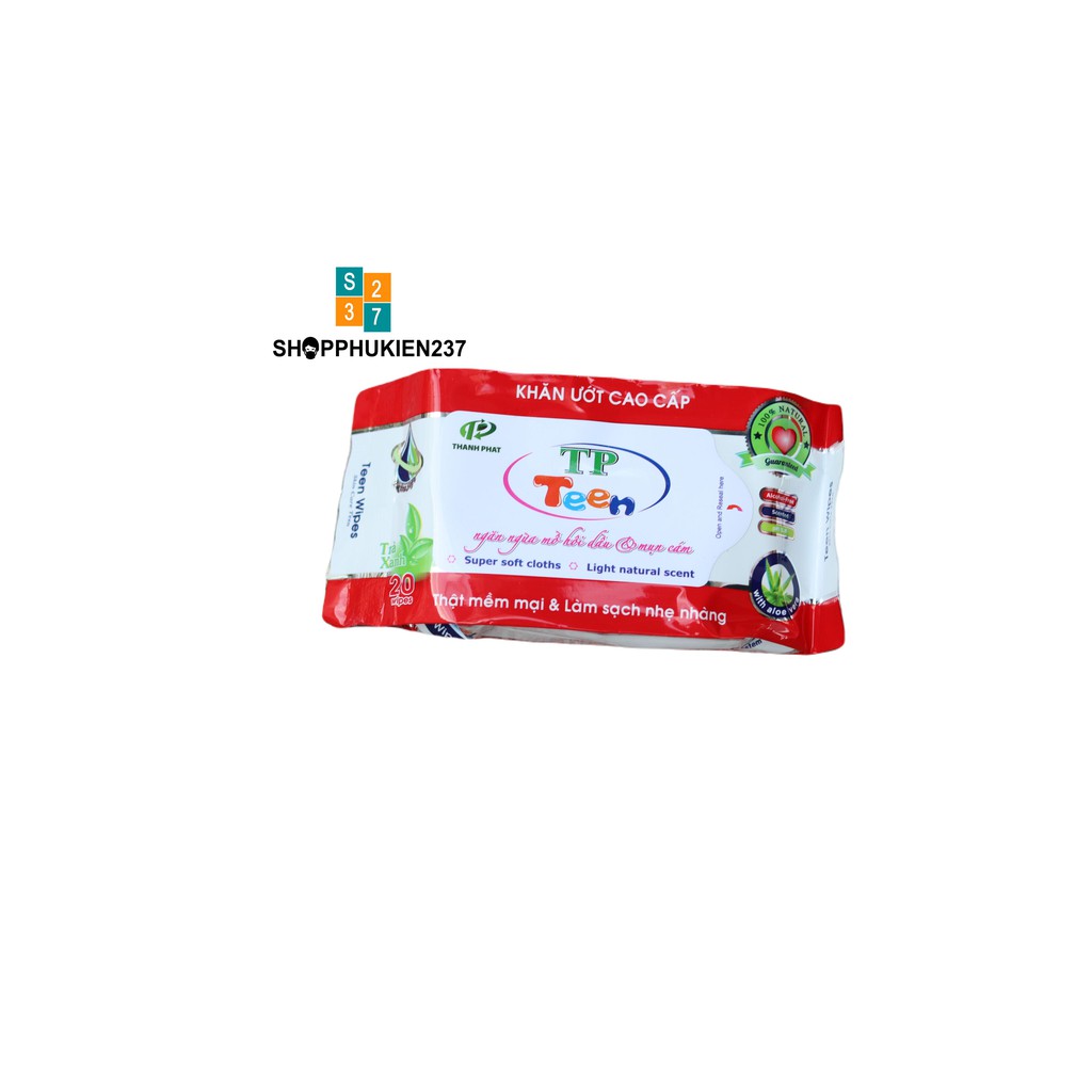 Khăn ướt Baby TP TEEN 20Gram , 80Gram , 125Gram hàng công ty có giấy kiểm nghiệm thuộc công ty Thành Phát