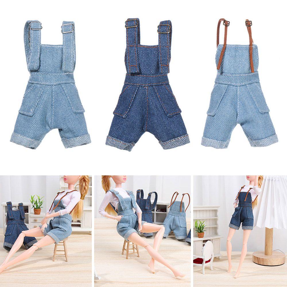 Quần Yếm Màu Cầu Vồng Xinh Xắn Cho Búp Bê Tỉ Lệ 1 / 6