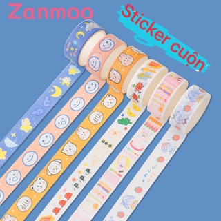 Sticker DIY dạng cuộn Zanmoo wishi tape