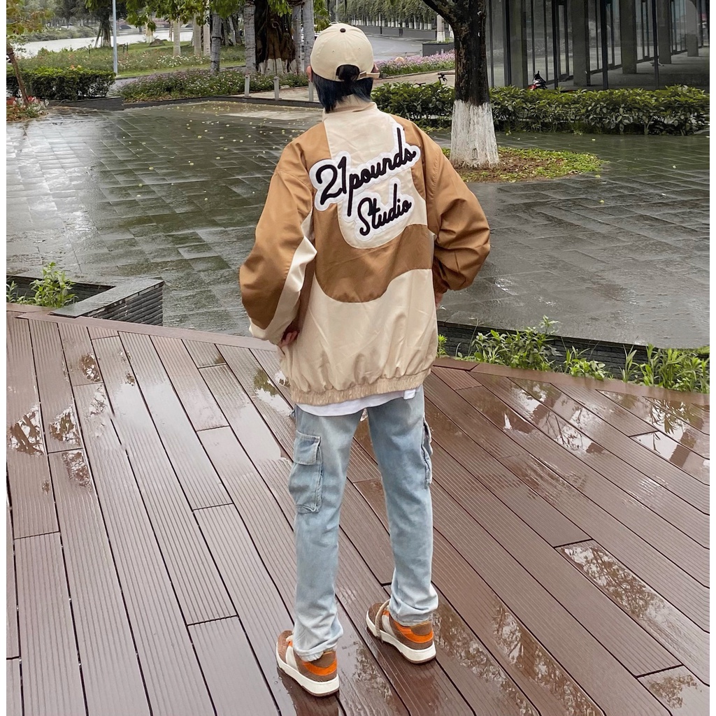 Áo khoác dù 2 lớp logo 21pounds