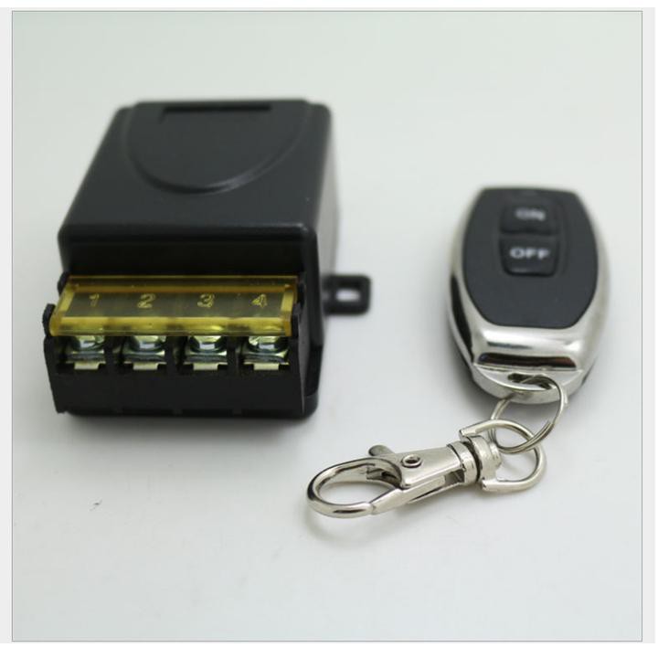 Công tắc bật tắt máy bơm nước từ xa xuyên tường công suất lớn 30A/220V-ĐEN,công tắc wifi