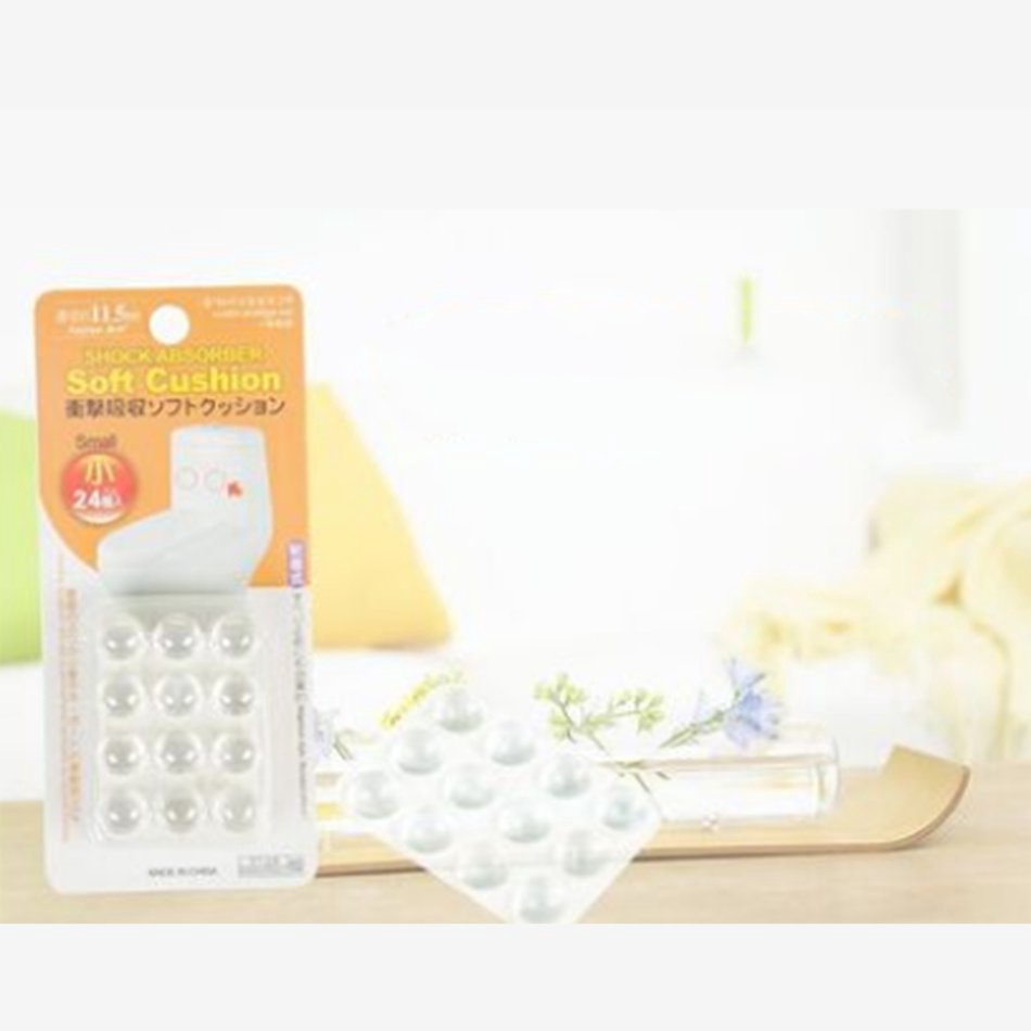 Set 24 Miếng Đệm Silicon Dán Tường Chống Va Đập | BigBuy360 - bigbuy360.vn