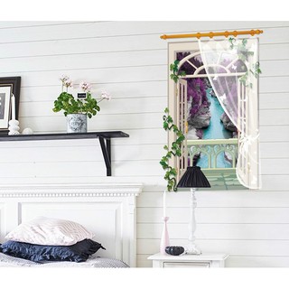 Tranh DECAL khung cửa sổ